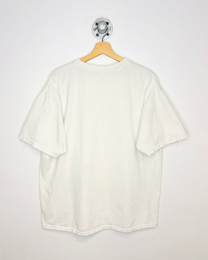 Vintage Hard Rock Cafe Las Vegas Distressed White Tee Shirt