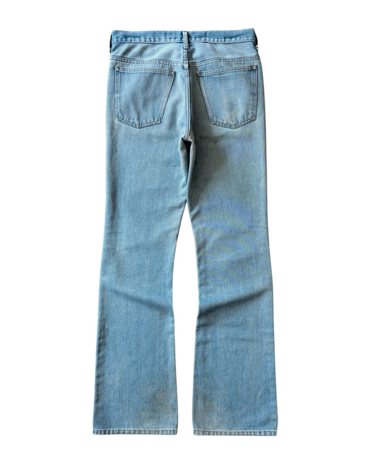 Vintage 90s Thrashed JC Penney Light Wash Flared Jeans