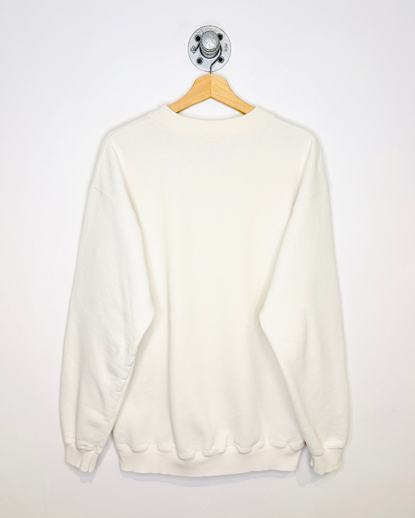 Vintage Late 1990s Biochemistry Mystery University White Crewneck Sweatshirt