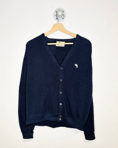 Vintage 70s Steeplechase Navy Cardigan