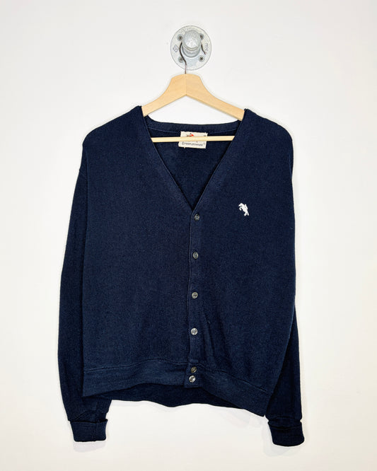 Vintage 70s Steeplechase Navy Cardigan