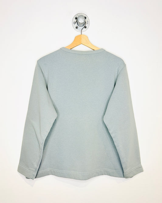 Vintage Adidas Grey V-Neck Sweatshirt