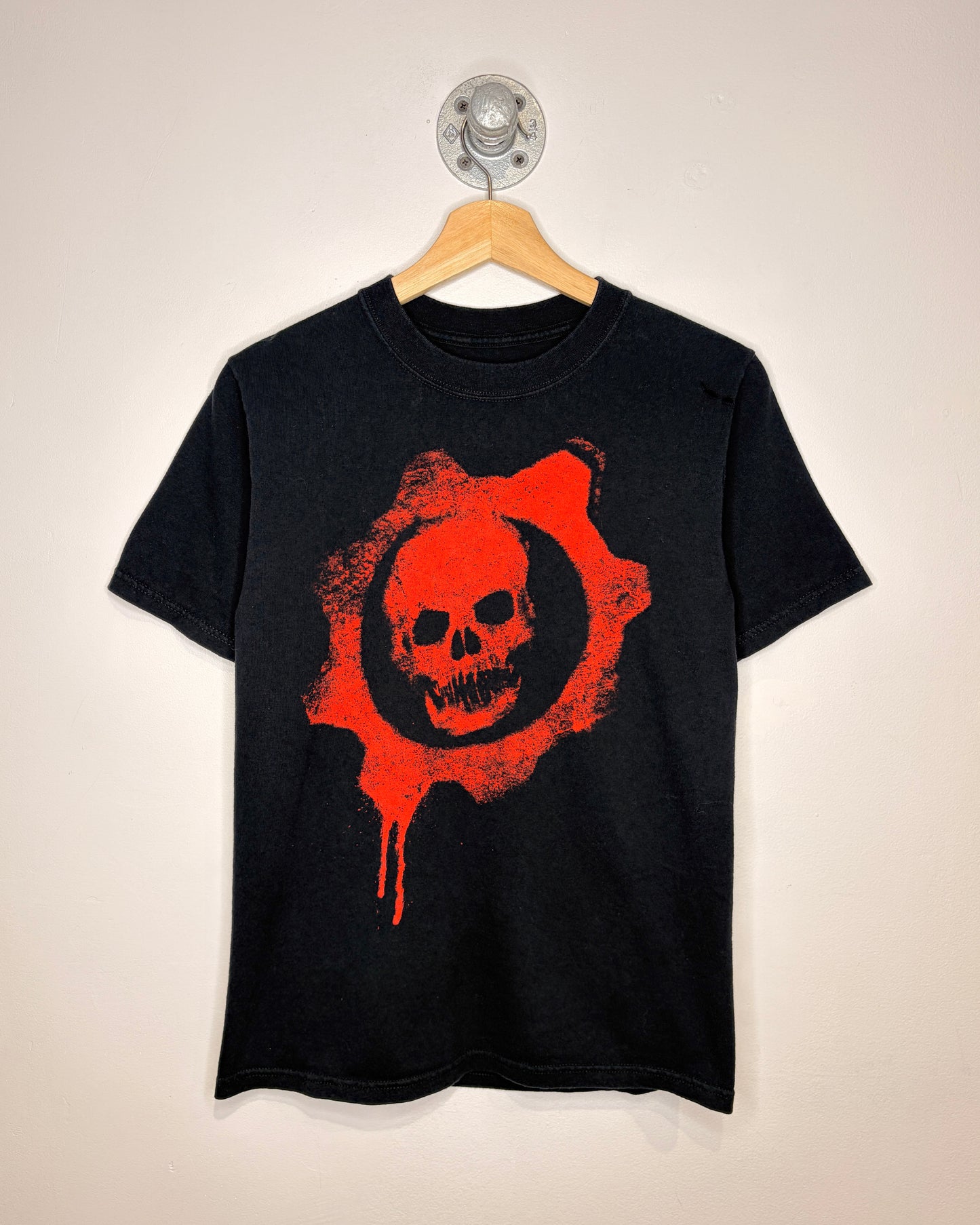 2008 Gear Of War 2 Promo Black Tee Shirt