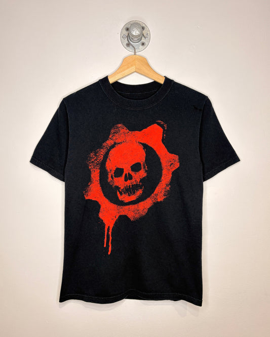 2008 Gear Of War 2 Promo Black Tee Shirt