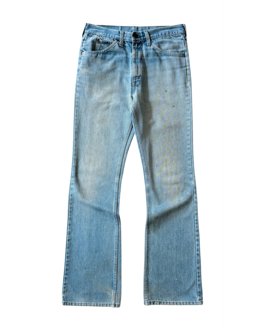 Vintage 90s Thrashed JC Penney Light Wash Flared Jeans