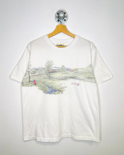Vintage 90s Northern Reflections Golf White Tee Shirt