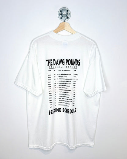 Vintage “Beware The Dawgs Are Back” White Tee Shirt