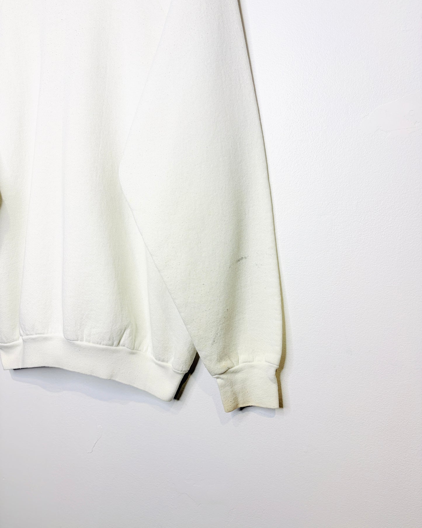Vintage 1992 Vol-Au-Vent Festival White Crewneck Sweatshirt