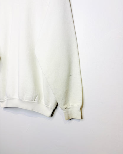 Vintage 1992 Vol-Au-Vent Festival White Crewneck Sweatshirt