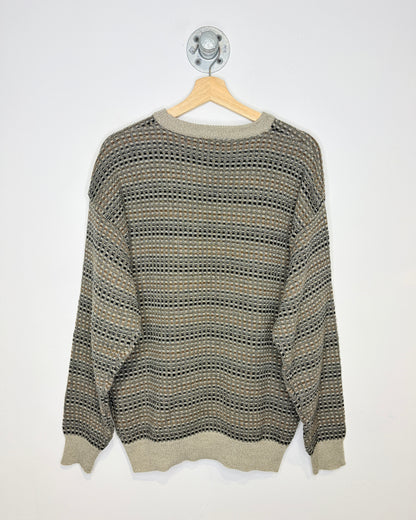 Vintage 90s Towncraft Earth Tone Sweater