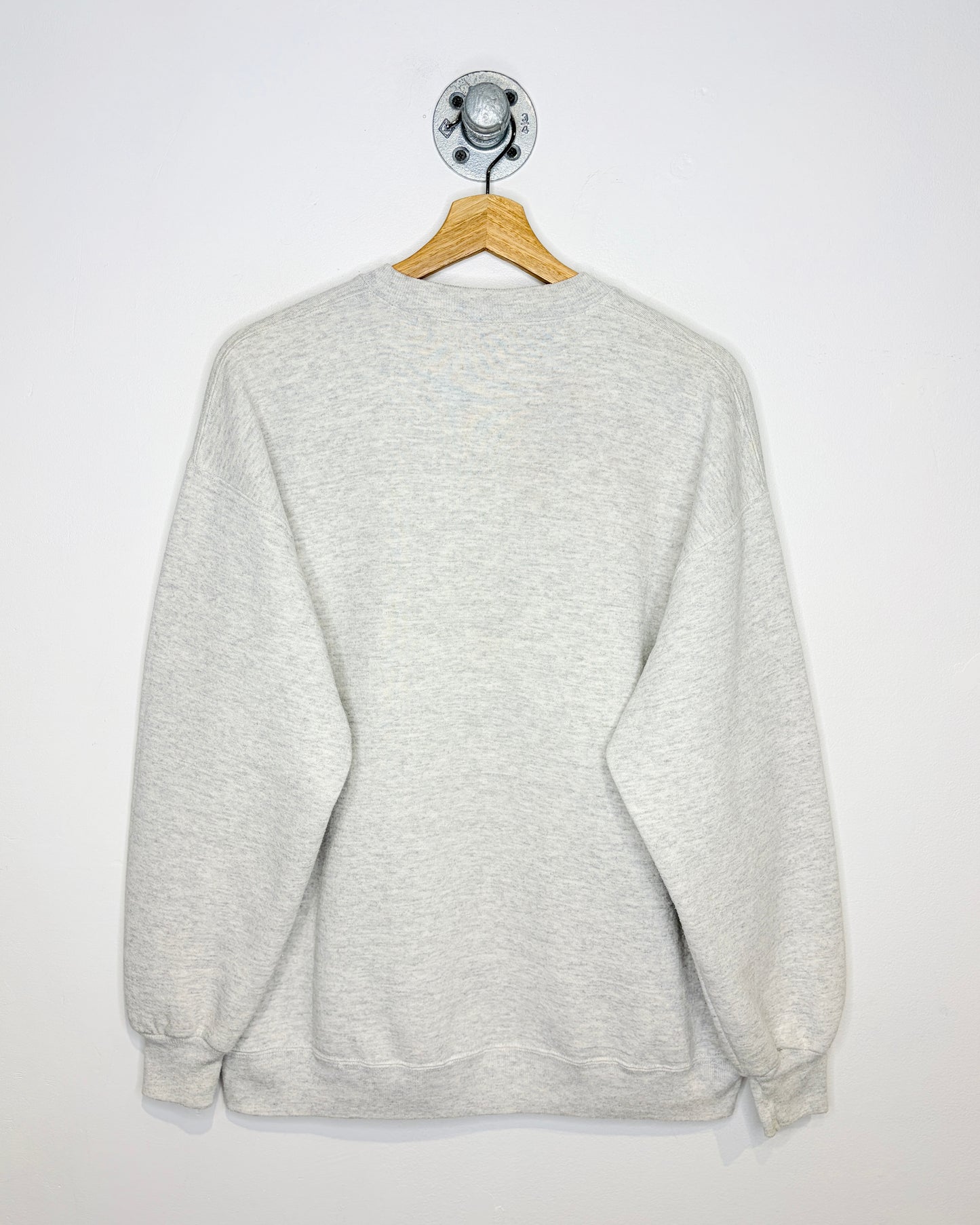 Vintage 1990s Illinois Heather Grey Crewneck Sweatshirt