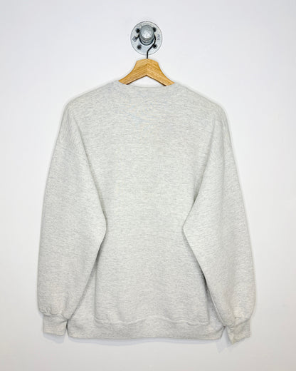 Vintage 1990s Illinois Heather Grey Crewneck Sweatshirt