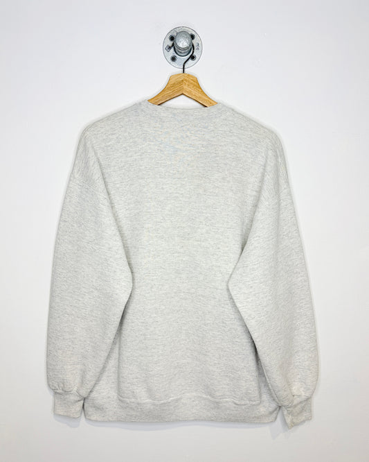 Vintage 1990s Illinois Heather Grey Crewneck Sweatshirt