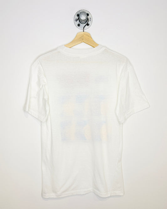 Vintage 80s “The Fart” Paper Thin White Tee Shirt