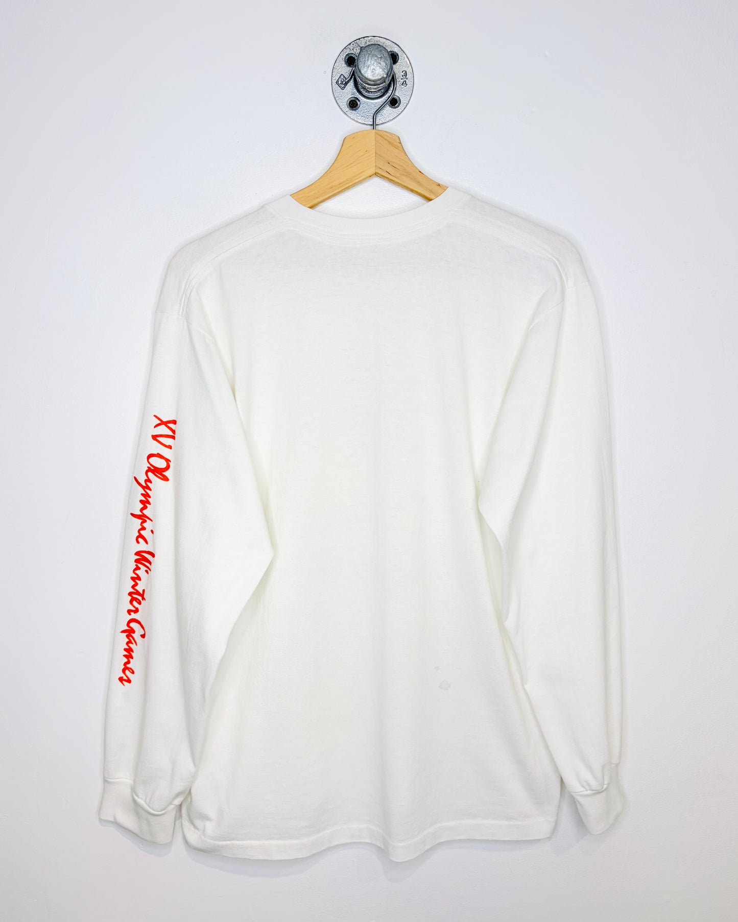 Vintage 1988 Calgary Olympics White Longsleeve Shirt