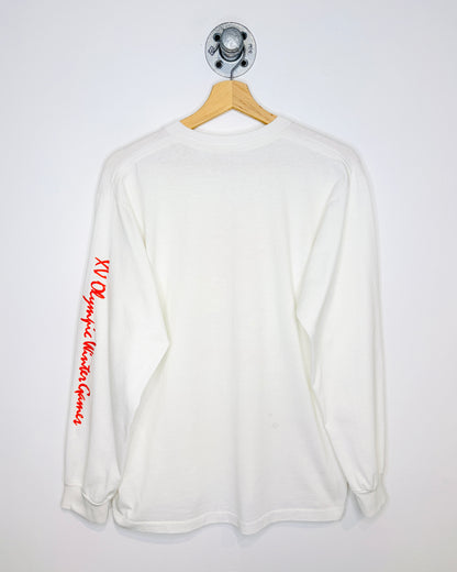 Vintage 1988 Calgary Olympics White Longsleeve Shirt