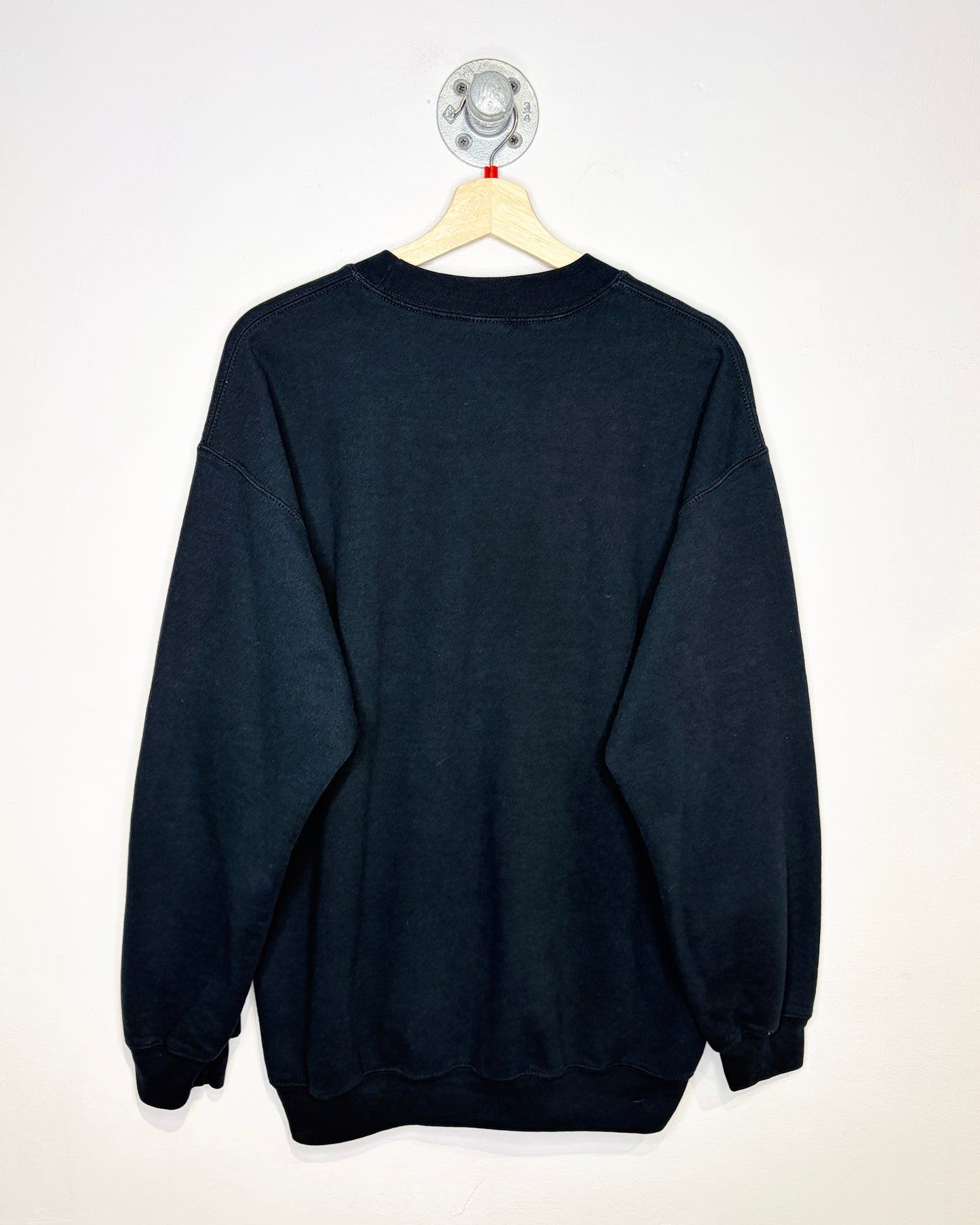 Vintage 2000s Black Gildan Blank Crewneck Sweatshirt