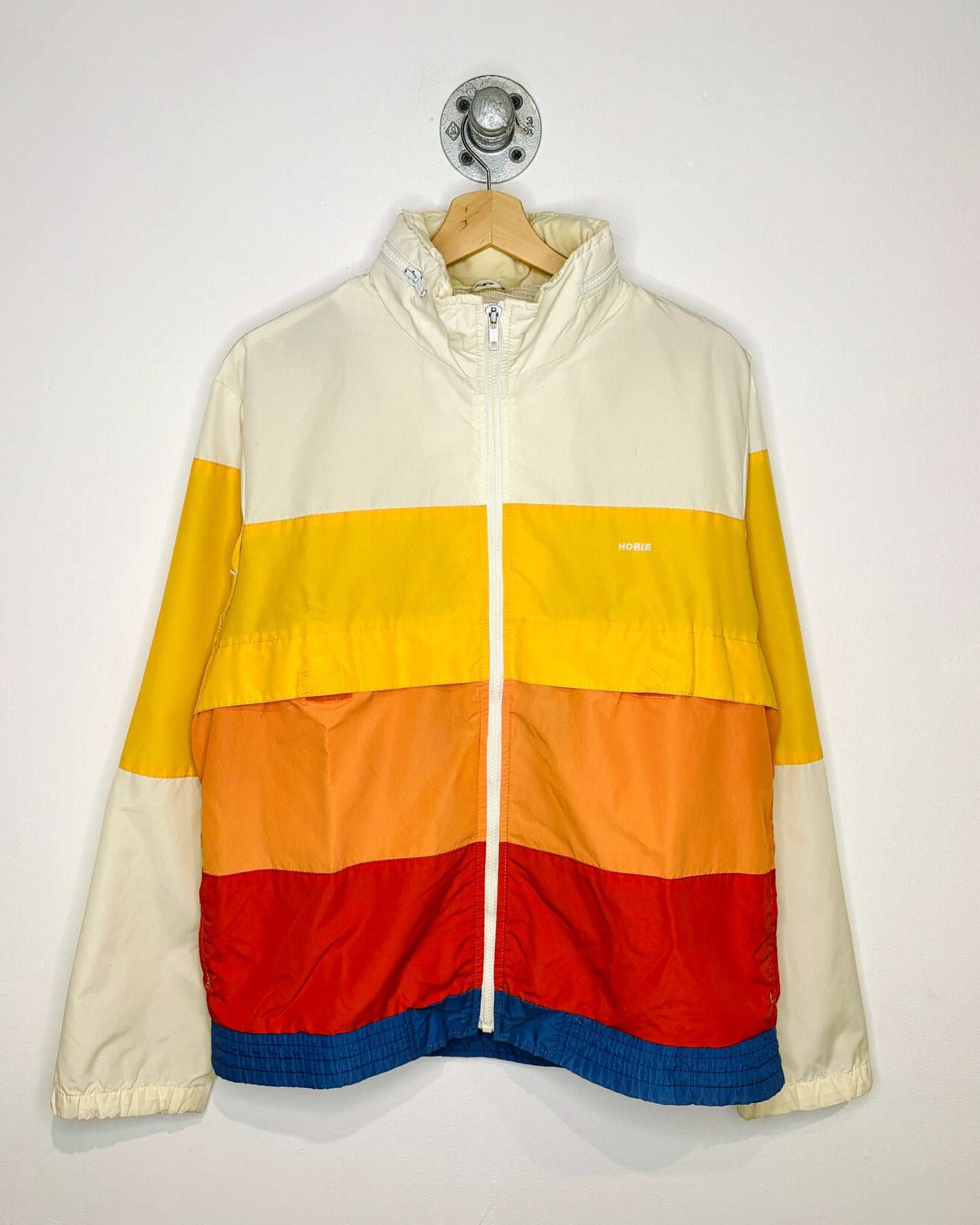 Vintage 80s Hobie Multi-Coloured Zip Up Jacket