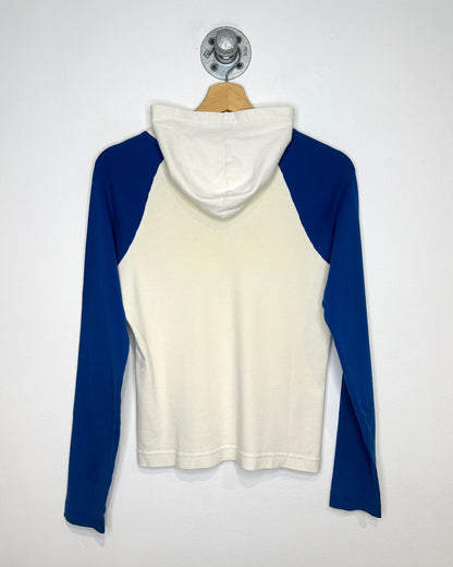 Nike Two-Tone Blue And White Lightweight Hoodie
