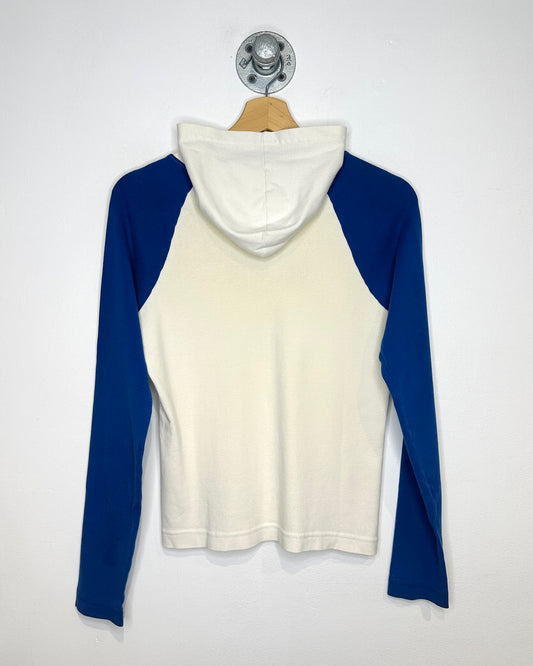 Nike Two-Tone Blue And White Lightweight Hoodie