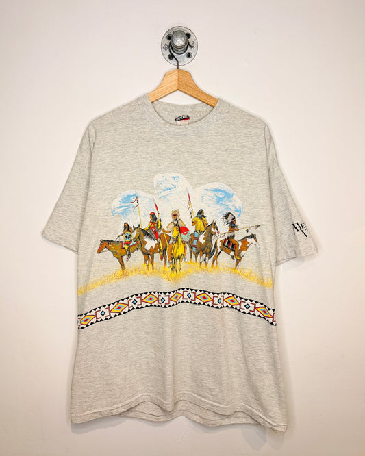 Vintage 1991 Habitat Mesa Verde National Park Grey Tee Shirt