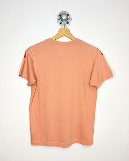 Vintage Looney Tunes Grosse Pointe Archery Team AOP Peach Tee Shirt