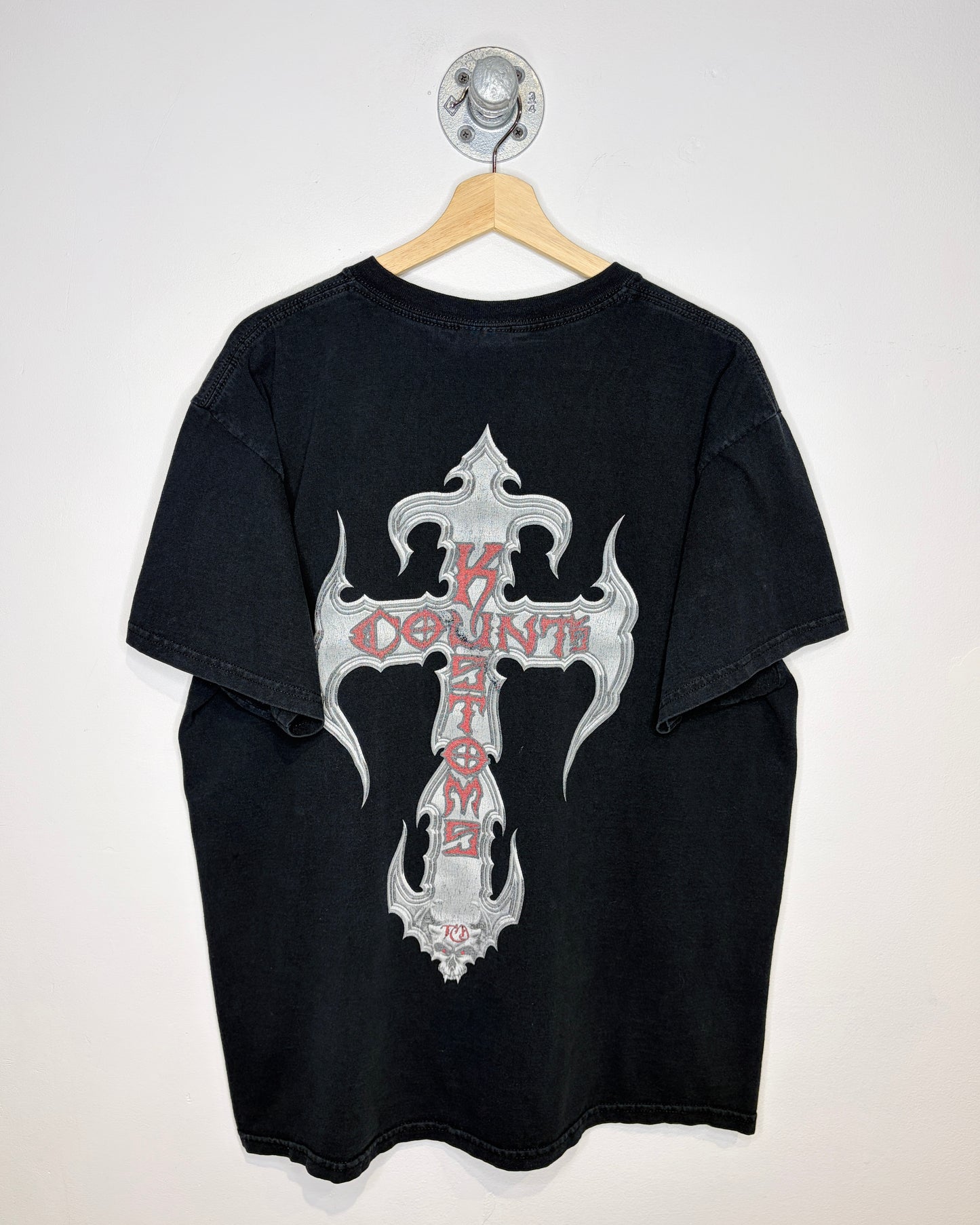 Vintage 2000s Counts Kustoms Las Vegas Black Tee Shirt