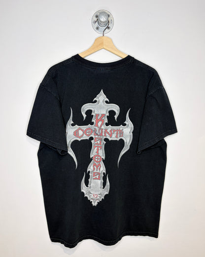 Vintage 2000s Counts Kustoms Las Vegas Black Tee Shirt