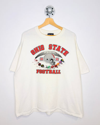 Vintage Ohio State Football White Tee Shirt