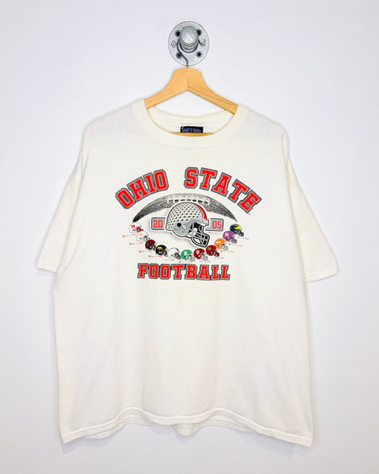 Vintage Ohio State Football White Tee Shirt