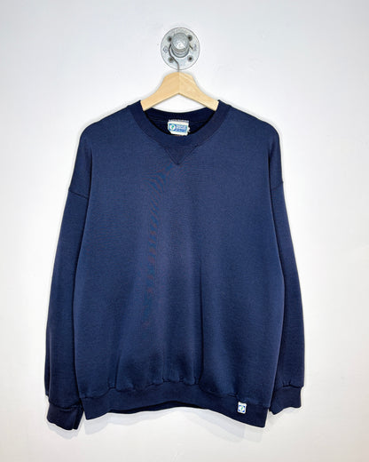 Vintage 1990s Discus Athletic Blank Navy Sweatshirt