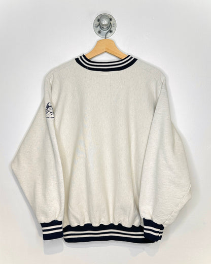 Vintage 90s Napoleon Wildcats Mom Grey & Navy Crewneck Sweatshirt