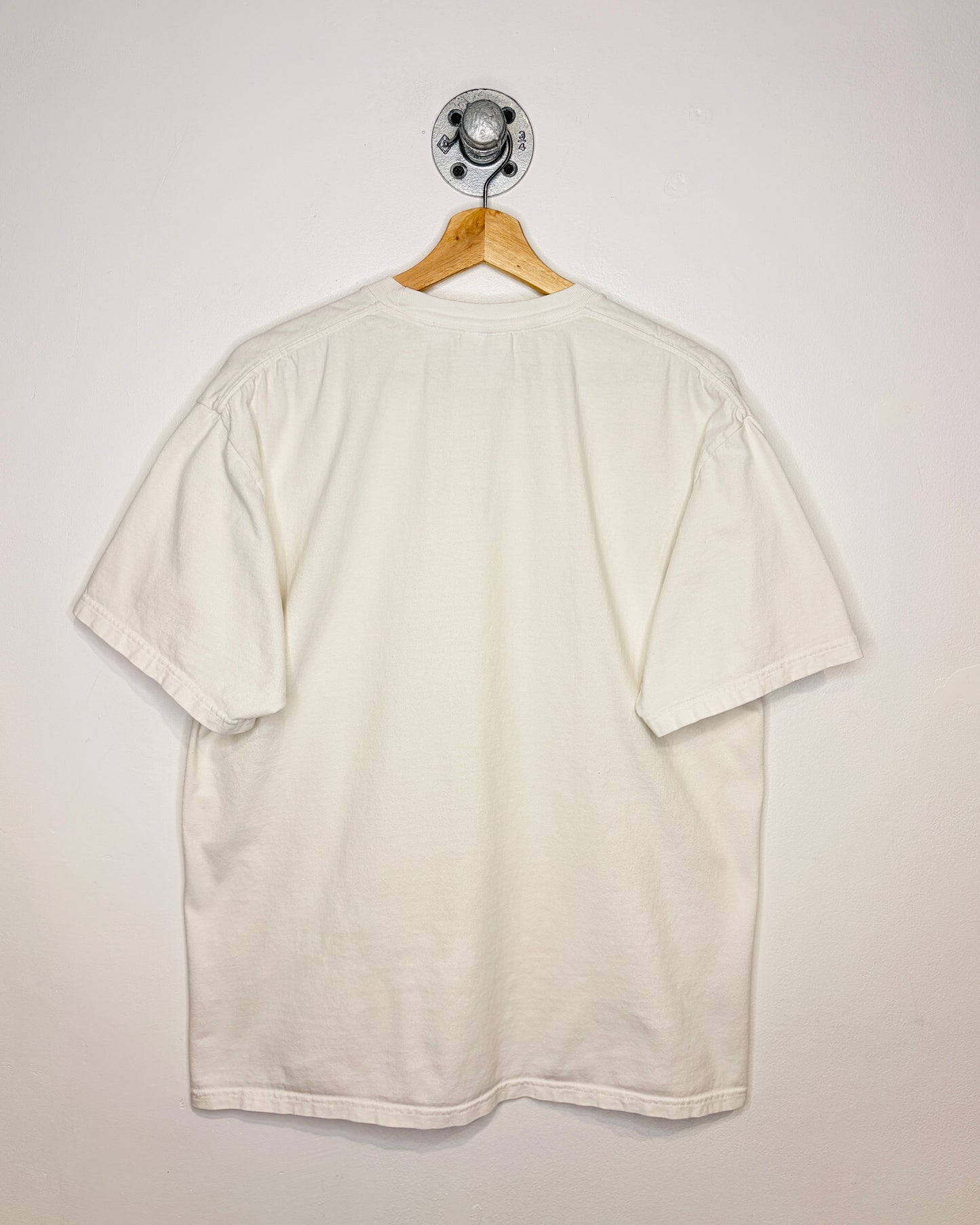 Vintage Hanes Beefy-T Blank White Tee Shirt