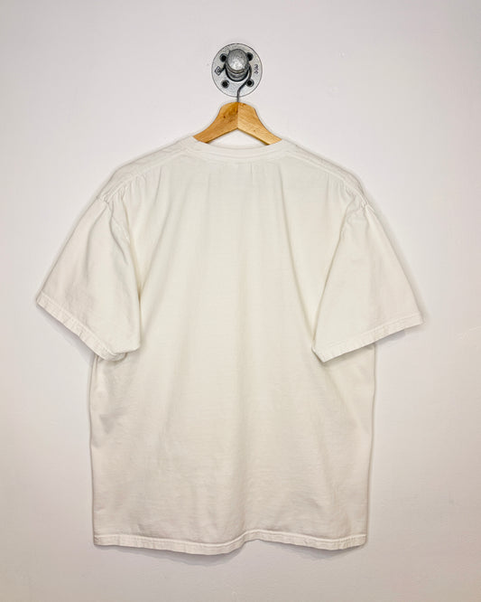 Vintage Hanes Beefy-T Blank White Tee Shirt