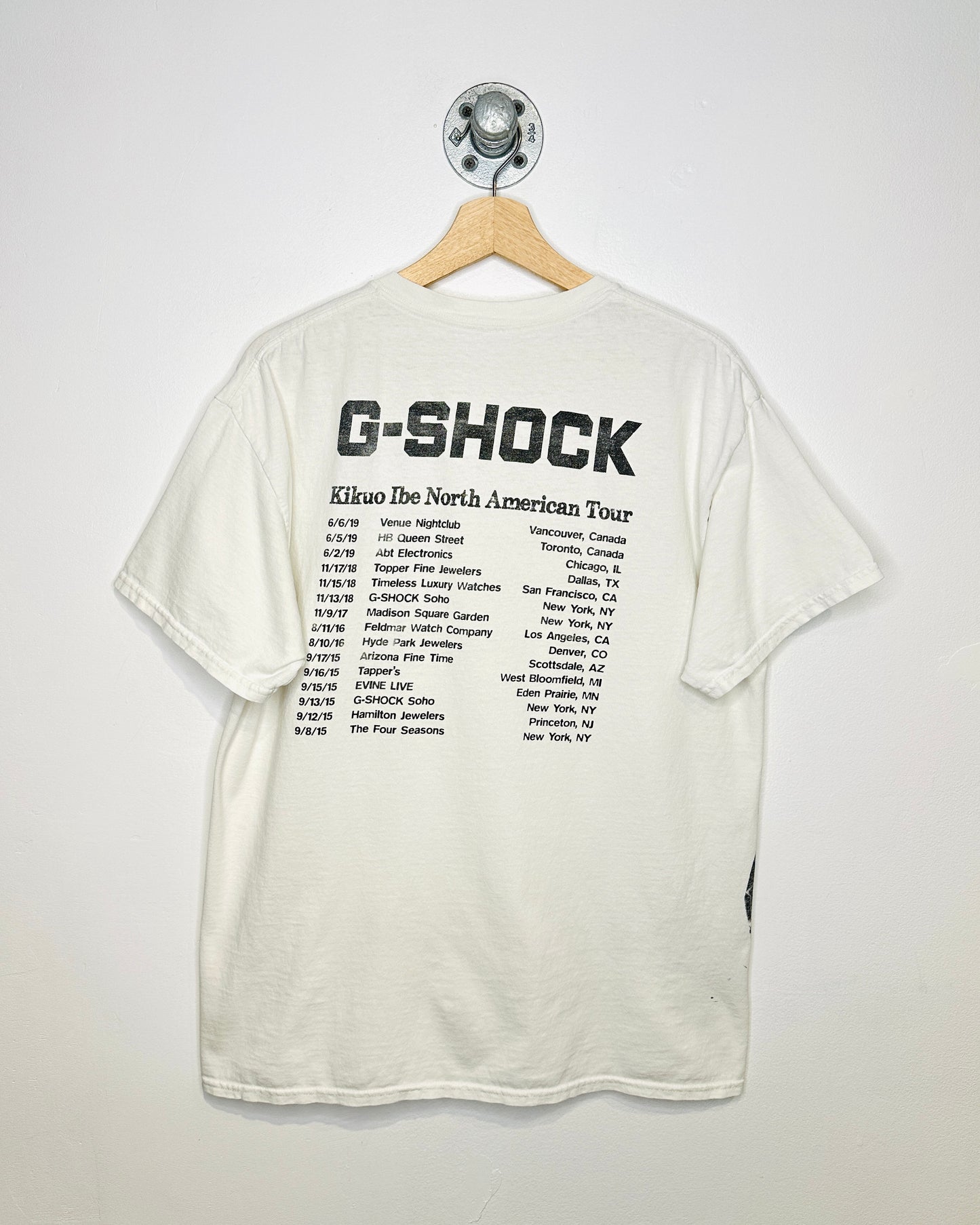 2000s G-Shock Watches White Tee Shirt