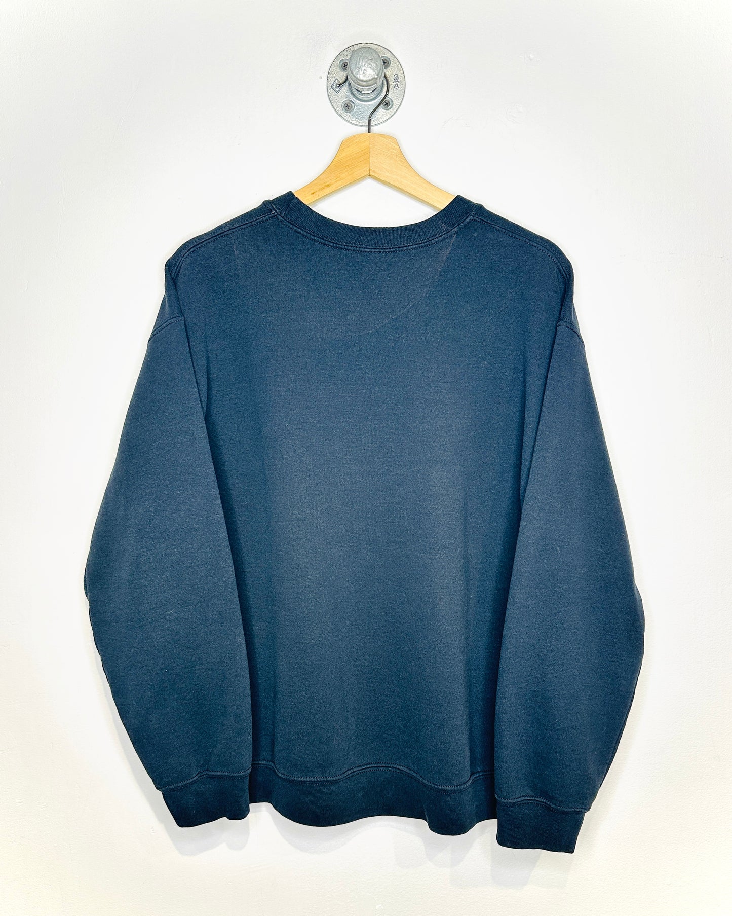 Vintage 2000s Psychedelic Printed Black Crewneck Sweatshirt