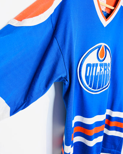 Vintage 80s Edmonton Oilers Sandow Sporting Jersey
