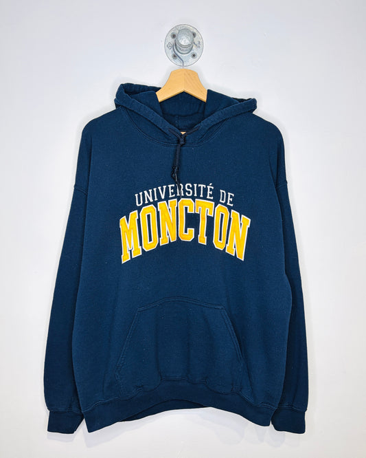 2000s Université De Moncton Navy Hoodie