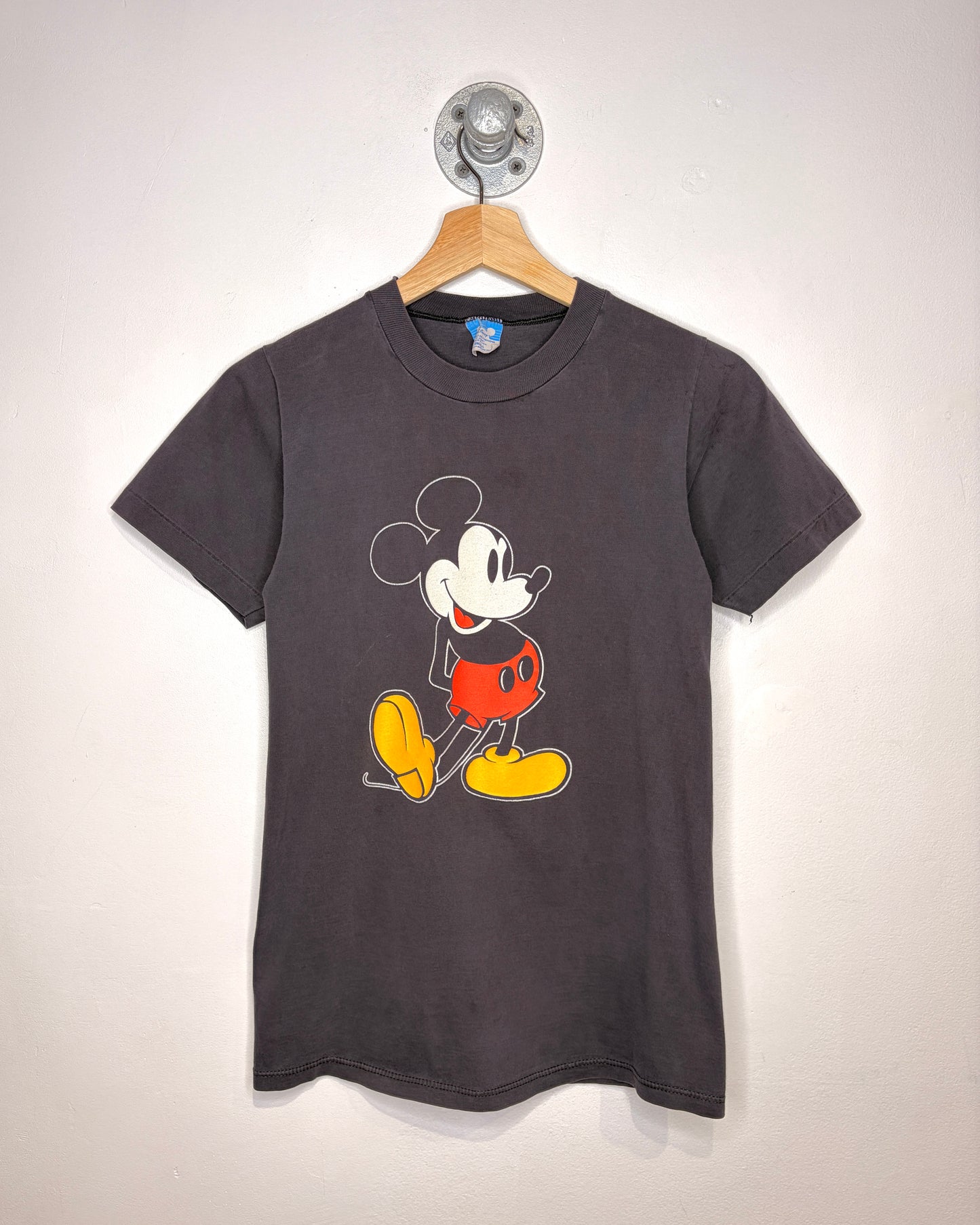 Vintage 90s Mickey Mouse Black Tee Shirt
