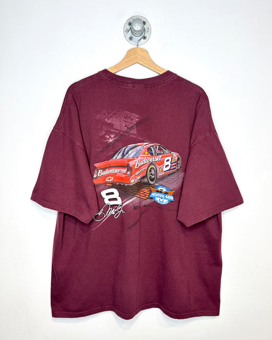 2005 Allstate 400 Dale Jr. Maroon Racing Tee Shirt
