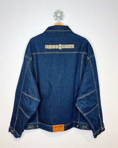 Vintage Y2K Rocawear Dark Blue Denim Jacket