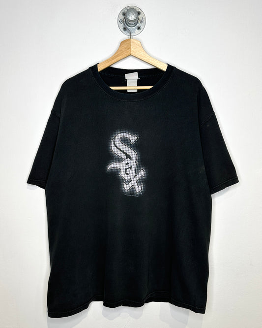 2007 Chicago White Sox Digital Logo Black Tee Shirt
