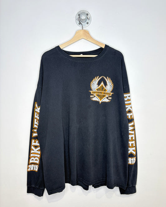 Daytona Beach Bike Week Black Longsleeve Shirt