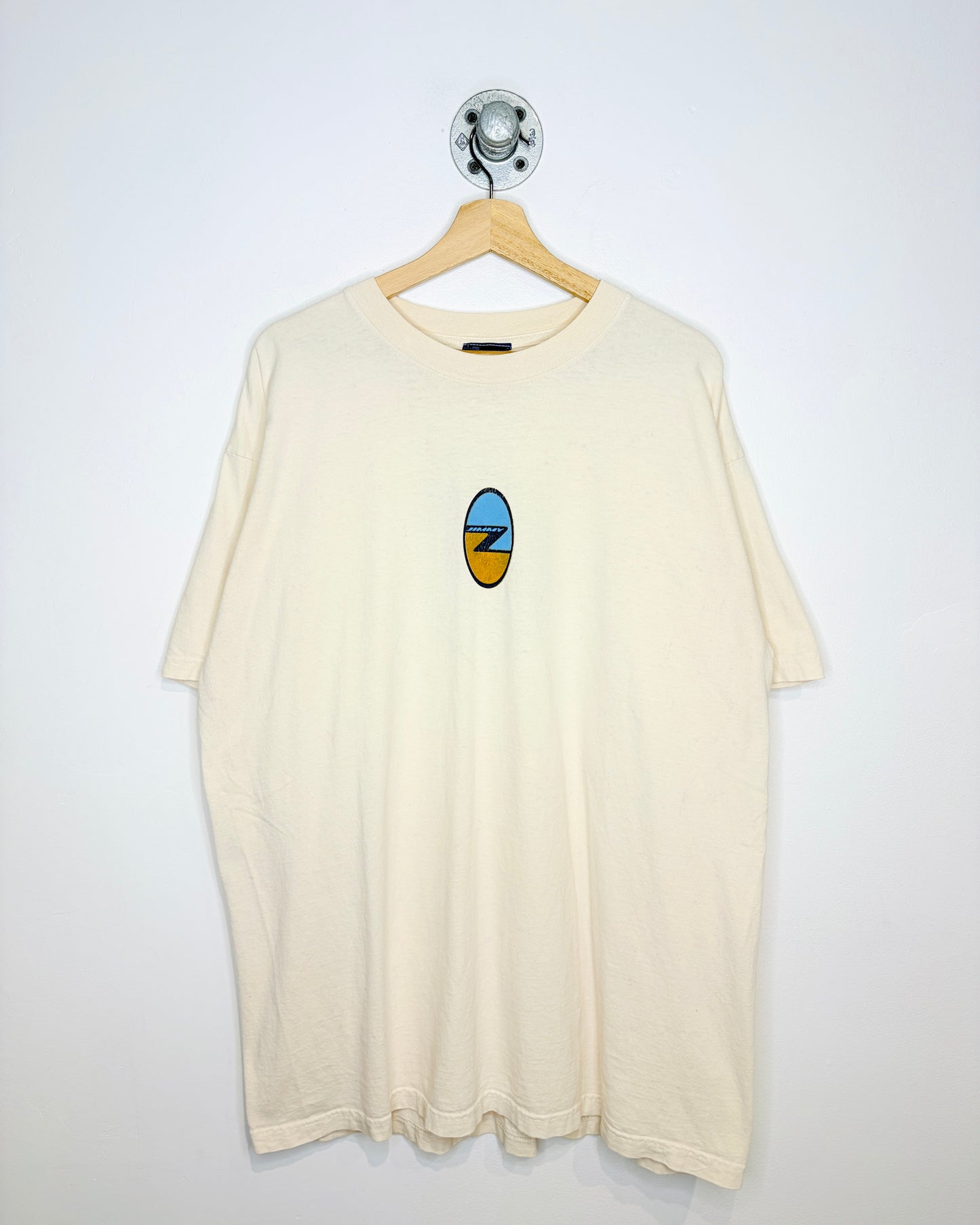 Vintage Jimmy Z Sportswear Natural White Tee Shirt