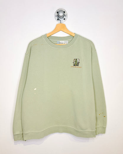 Vintage Upper Michigan Earth Tone Crewneck Sweatshirt