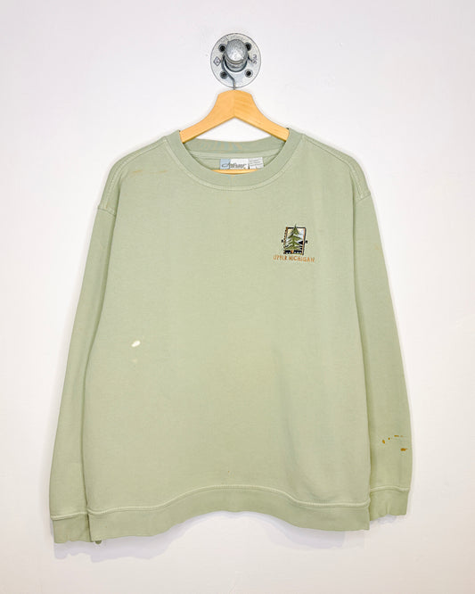 Vintage Upper Michigan Earth Tone Crewneck Sweatshirt