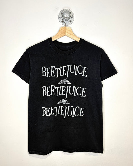 Beetlejuice Beetlejuice Beetlejuice Black Tee Shirt