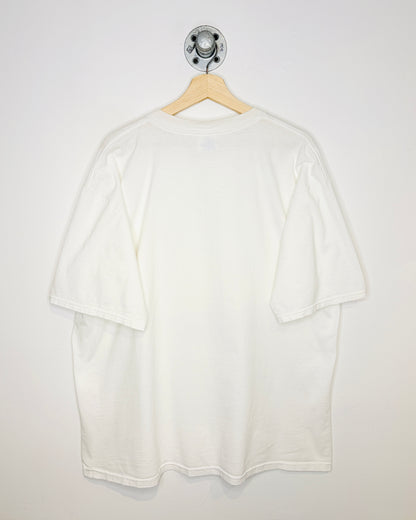 Vintage 90s “The Dogs Are In Charge!” White Tee Shirt