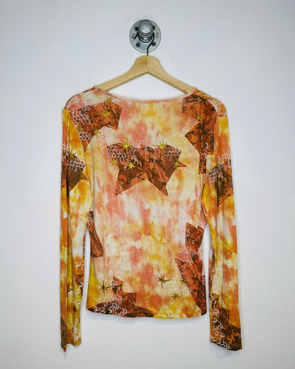 Vintage São Paulo Embroidered All Over Print Women’s Longsleeve Shirt