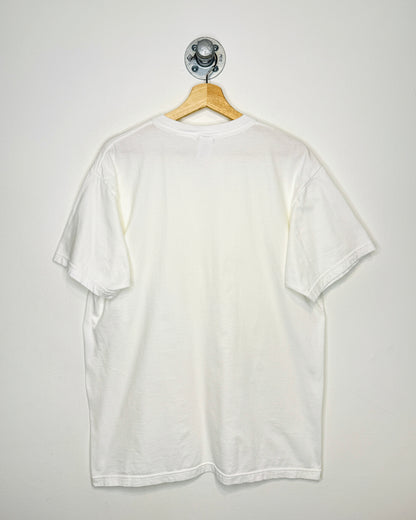Vintage 90s Stafford Blank White Tee Shirt